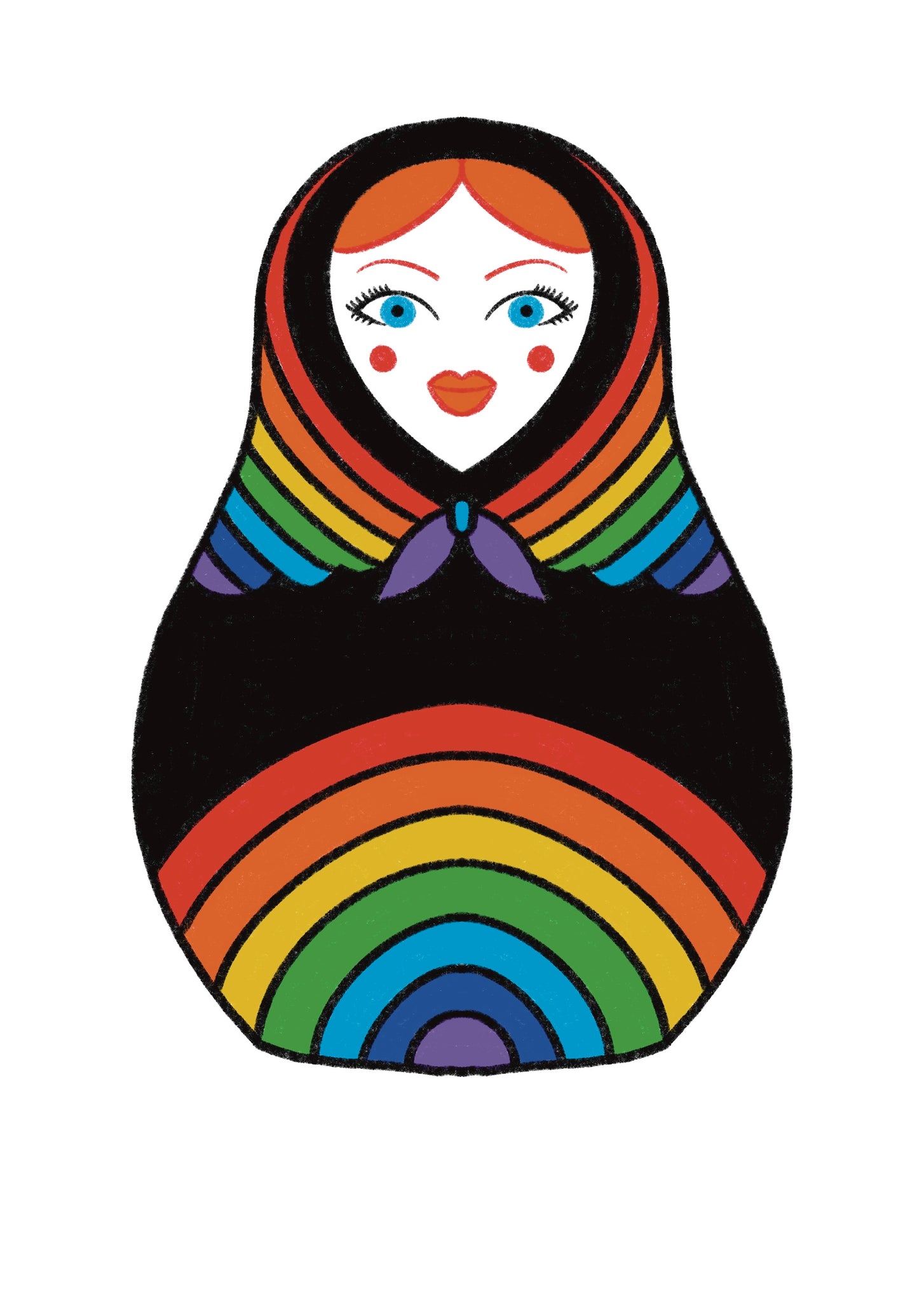 RAINBOW RUSSIAN DOLL