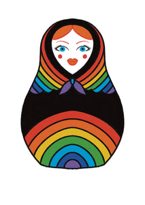 RAINBOW RUSSIAN DOLL