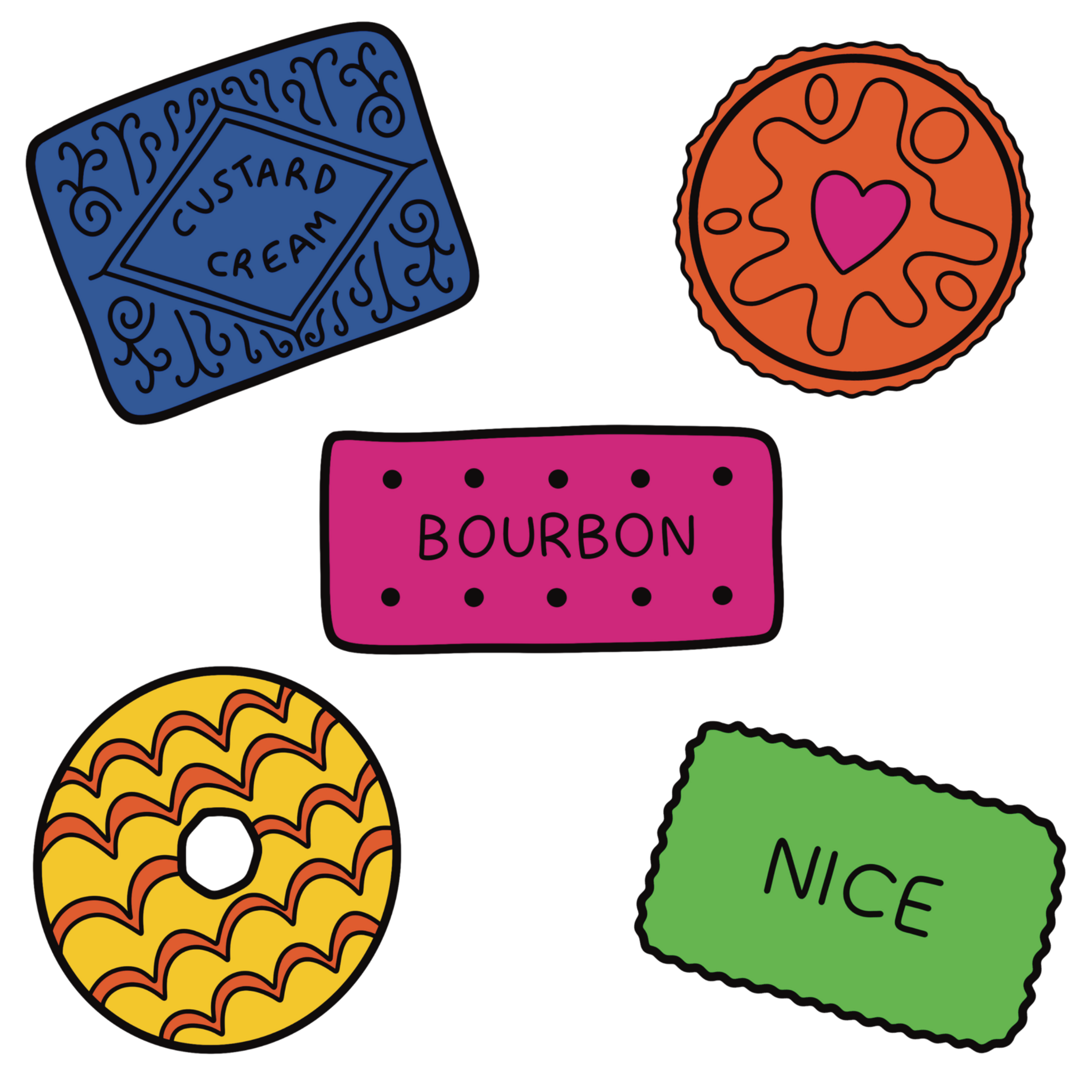 BISCUIT STICKERS